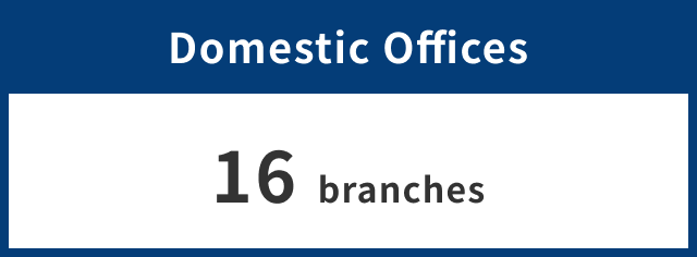 Domestic Offices 16 branches